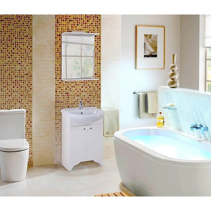 Зеркало Onika Омега 52.01 со светильником