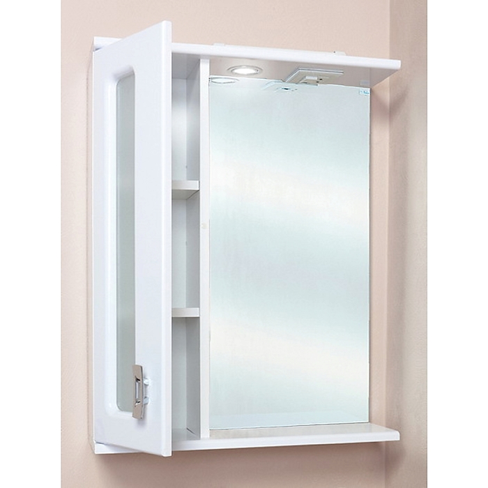 Зеркало-шкаф Onika Кристалл 58.01, Левый