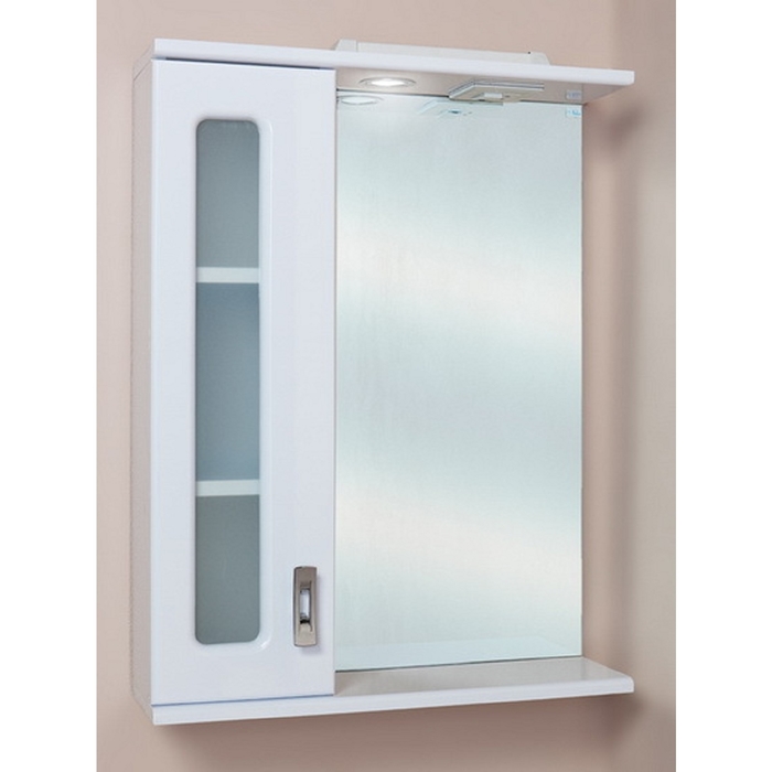 Зеркало-шкаф Onika Кристалл 58.01, Левый