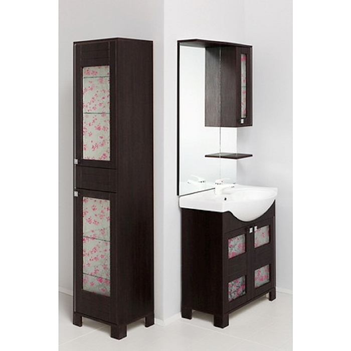 Зеркало-шкаф Onika Сакура 70.102, правый, Венге шелк