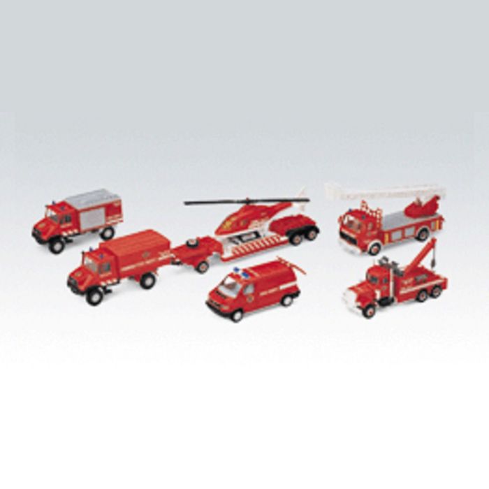 Коллекционные модели машин "Пожарная служба", набор 6 шт.