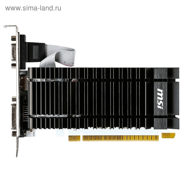 Купить Видеокарта MSI GeForce GT 730 (N730K-2GD3H/LP) 2G,64bit,GDDR3,902/1600,DVI,HDMI,CRT Видеокарта MSI GeForce GT 730 (N730K-2GD3H/LP) 2G,64bit,GDDR3,902/1600,DVI,HDMI,CRT