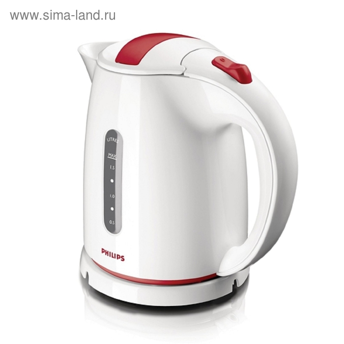 Чайник электрический Philips HD4646/40, пластик, 1.5 л, 2400 Вт, белый