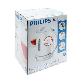 

Чайник электрический Philips HD4646/40, пластик, 1.5 л, 2400 Вт, белый