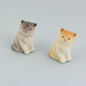 

Сувенир «Кот Мурзик», 3×3×4 см, микс, ручная работа, фарфор