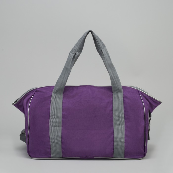 Сумка спортивная, 1 отдел, 1 наружный карман, цвет сиреневый
