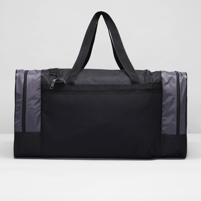 Сумка спортивная на молнии, 1 отдел, 1 наружный карман, цвет серый