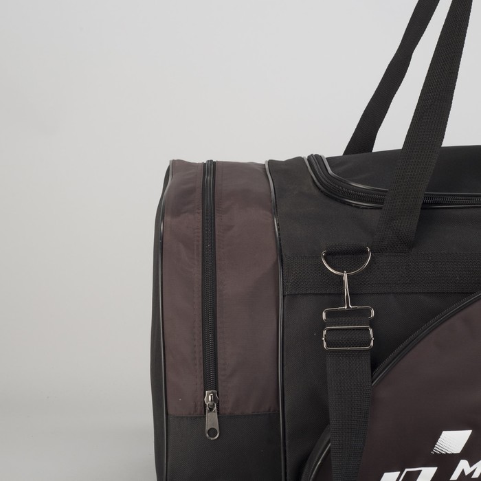 Сумка спортивная на молнии, 1 отдел, 1 наружный карман, цвет коричневый