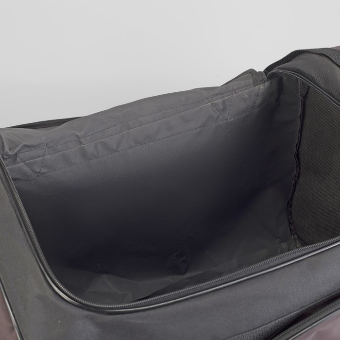 Сумка спортивная на молнии, 1 отдел, 1 наружный карман, цвет коричневый