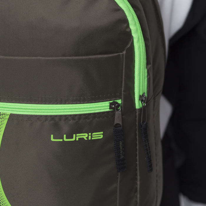 Рюкзак молодёжный на молнии, 2 отдела, 2 наружных кармана, цвет хаки