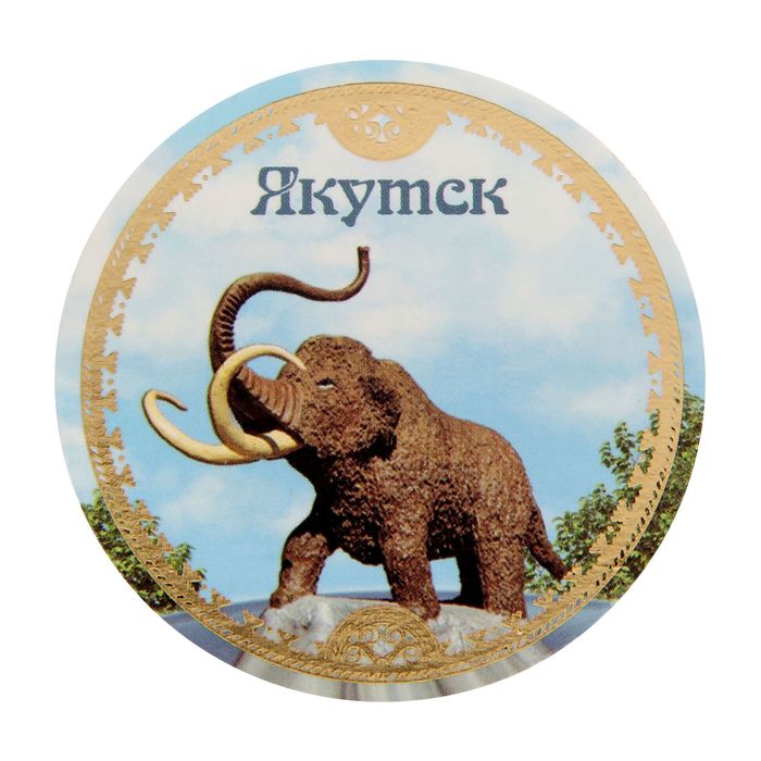 Открытка с магнитом "Якутск"