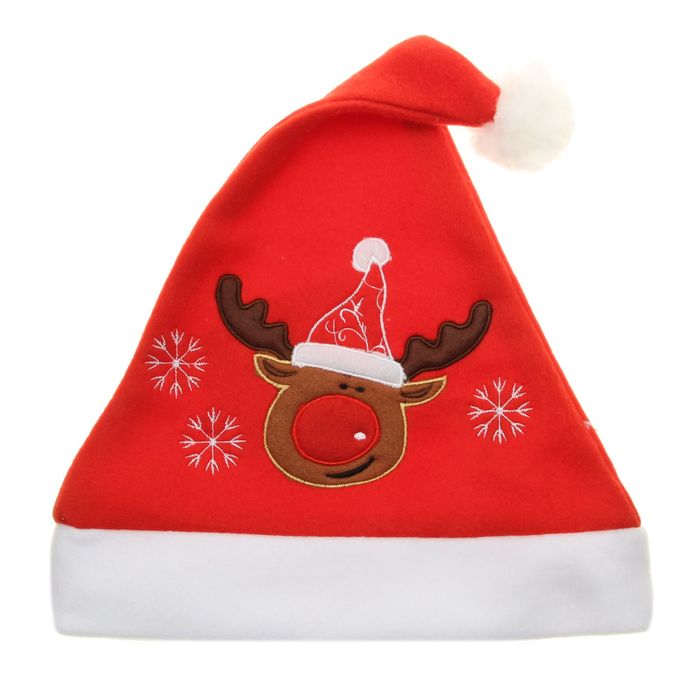Колпак новогодний "Олень в колпаке" 29*41 см