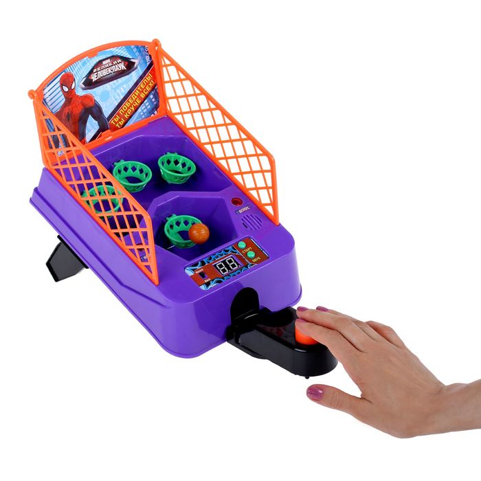 Игра настольная "Баскетбол", Человек-паук