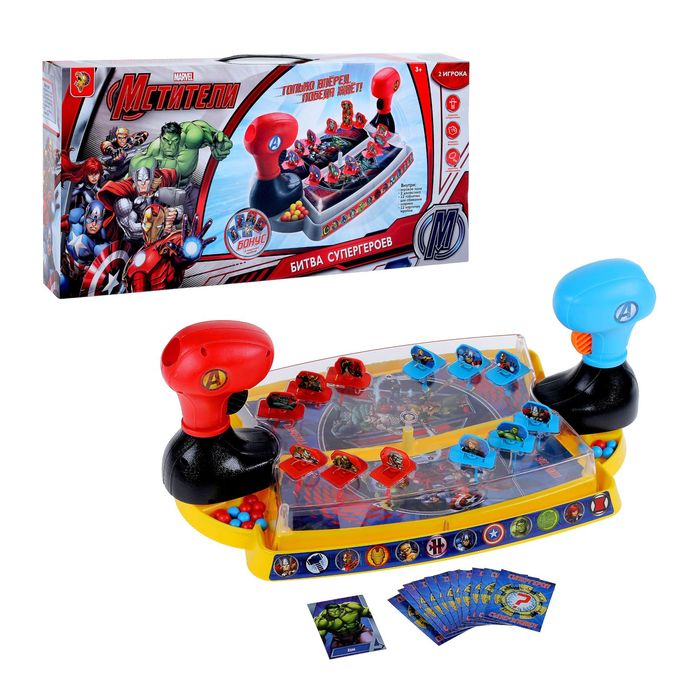 Игра настольная "Битва супергероев", Мстители