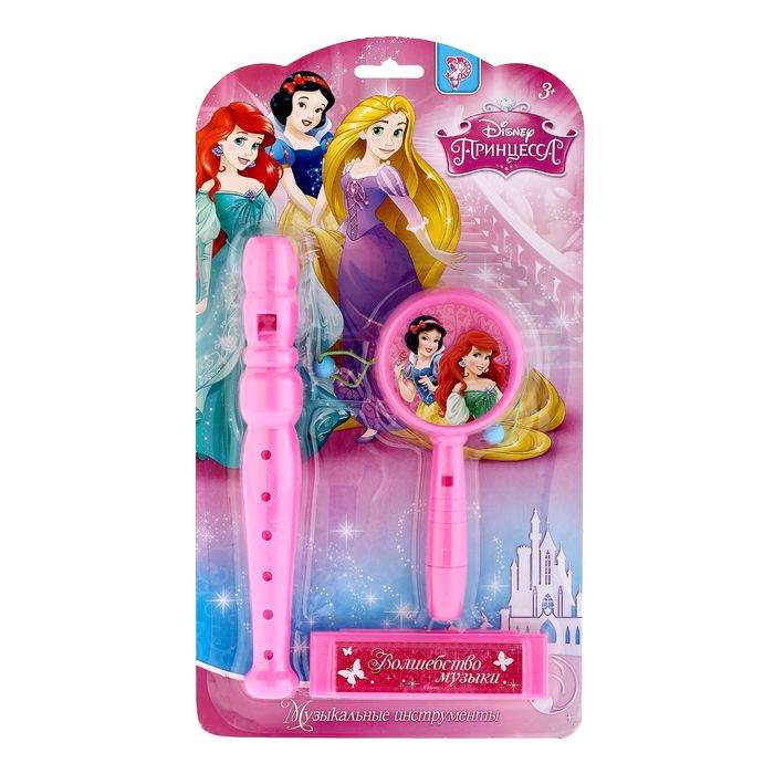 Набор музыкальных инструментов "Волшебство музыки-3", Принцессы, 3 предмета