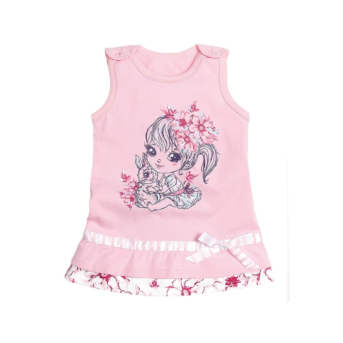 Комплект детский, возраст 3-6 месяцев, цвет розовый