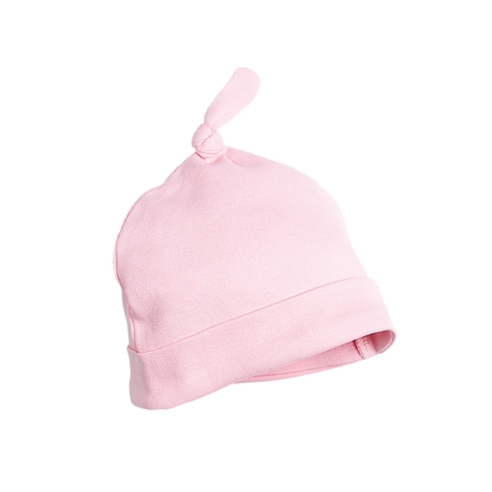 Шапочка детская, возраст 3-6 месяцев, цвет розовый