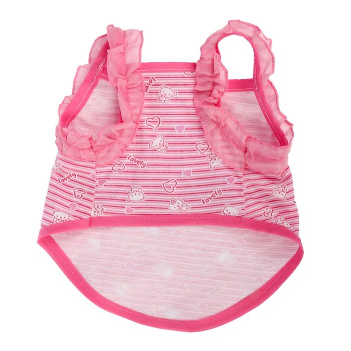 Футболка с рюшами, размер XS