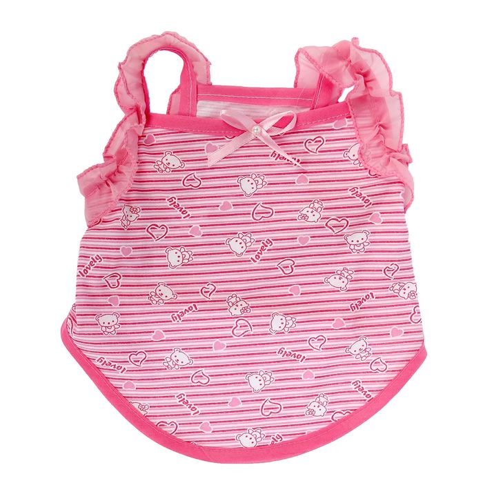 Футболка с рюшами, размер M