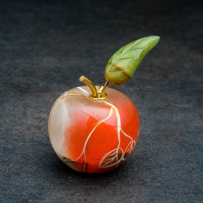 Сувенир «Яблоко», мини, 4,5×5 см, селенит сувенир совушка 3 5×4 см селенит