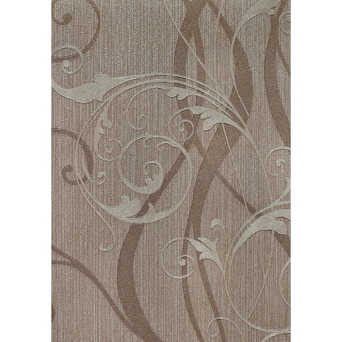 Обои виниловые 3579-5 Erismann-R, "Симфония", тёмно-бежевые, 1,06х10 м