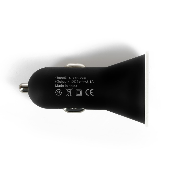 Зарядное устройство USB-710, 1 А, 2 гнезда, МИКС