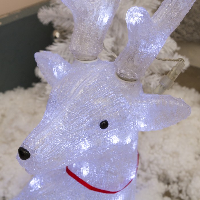 Фигура акрил. "Олень мудрый" 60х37х76 см, 220V, 120 LED, контроллер 8 режимов