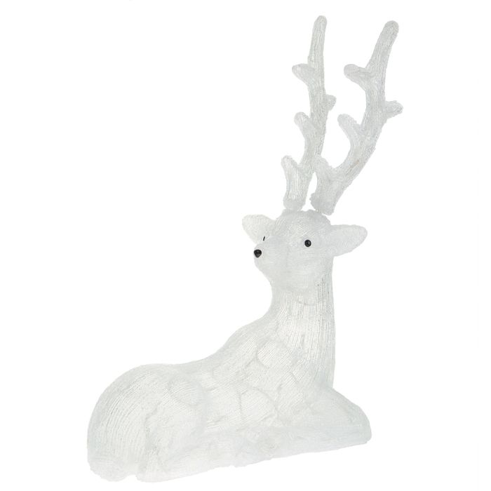 Фигура акрил. "Олень мудрый" 60х37х76 см, 220V, 120 LED, контроллер 8 режимов