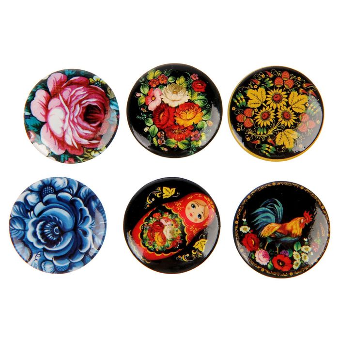 Набор топсов (фишек) для скрапбукинга "A la Russe"