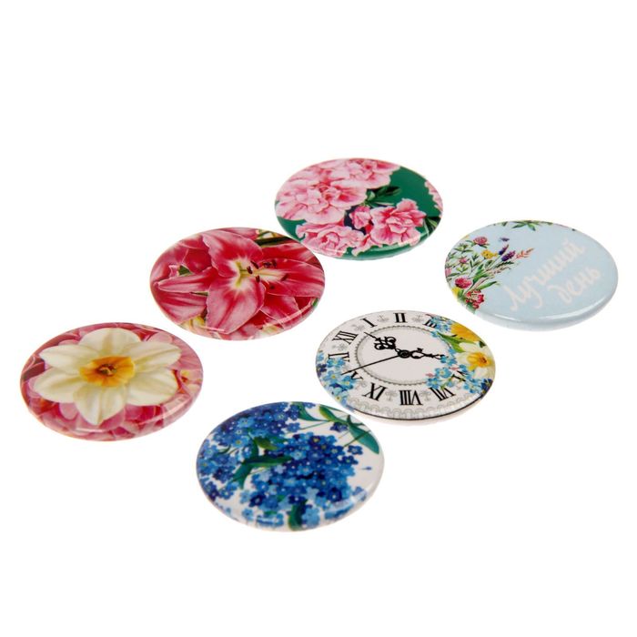 Набор топсов (фишек) для скрапбукинга "Весенняя симфония"