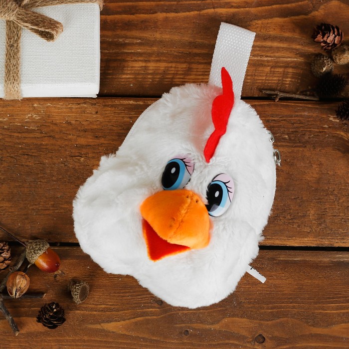 Мягкая сумочка "Цыпа", цвет белый