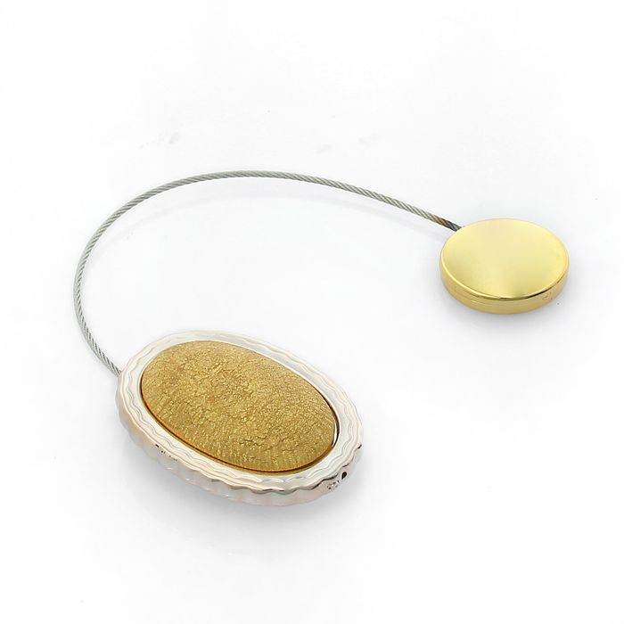 Подхват для штор тросик "Роскошь", цвет золотой