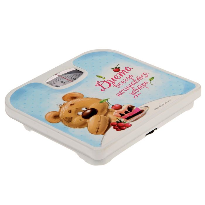 Весы напольные "Диета", (до 130 кг) 24,3 х 26,7 см