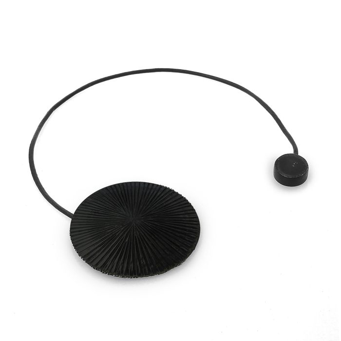 Подхват для штор "Круг лучи", d=8см, цвет чёрный