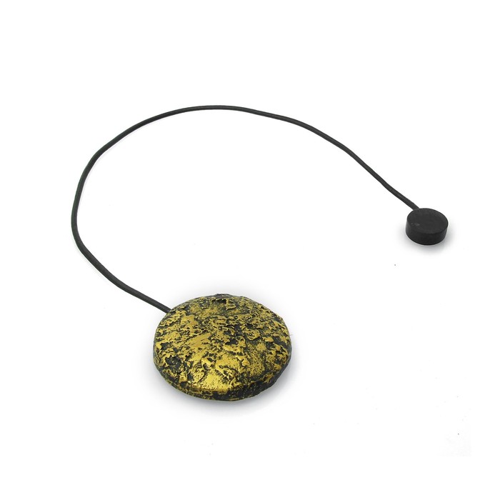 Подхват для штор "Шар земной", d=6,5см, цвет чёрно-золотой