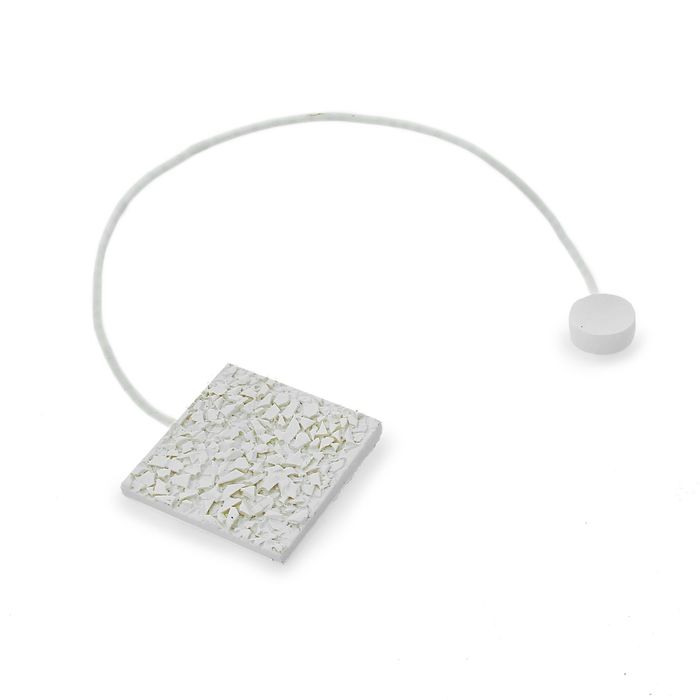 Подхват для штор на шнуре "Квадрат крошка", цвет белый