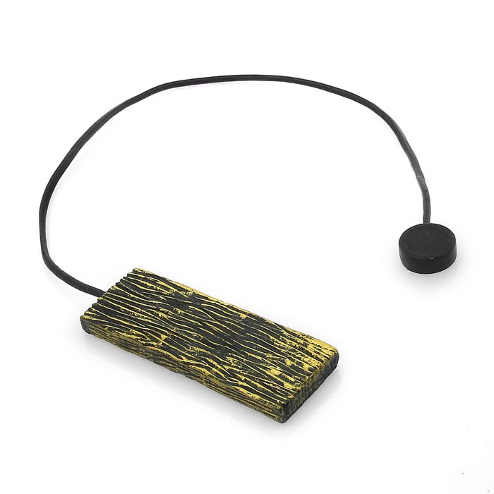 Подхват для штор на шнуре "Прямоугольник", цвет чернёное золото