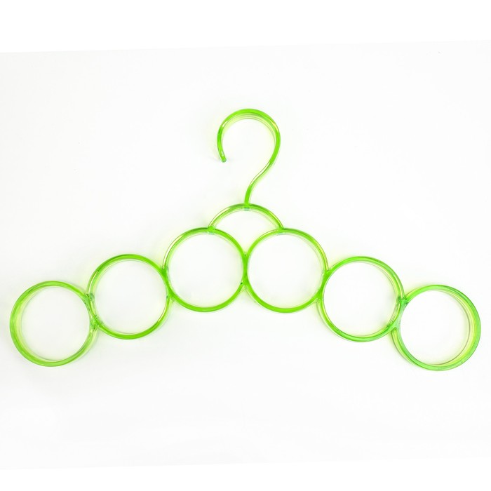 Вешалка для галстуков и шарфов 37х21 см, 6 колец