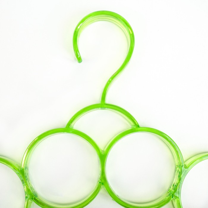 Вешалка для галстуков и шарфов 37х21 см, 6 колец