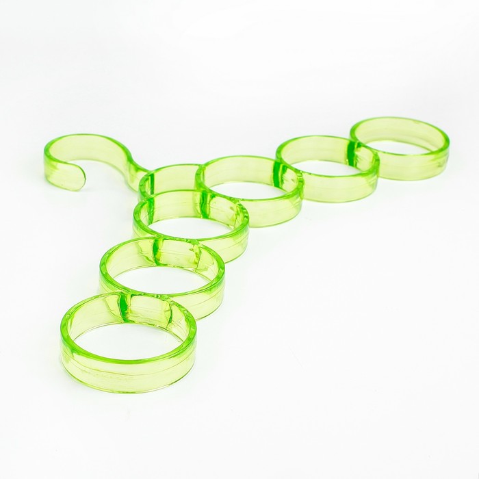 Вешалка для галстуков и шарфов 37х21 см, 6 колец