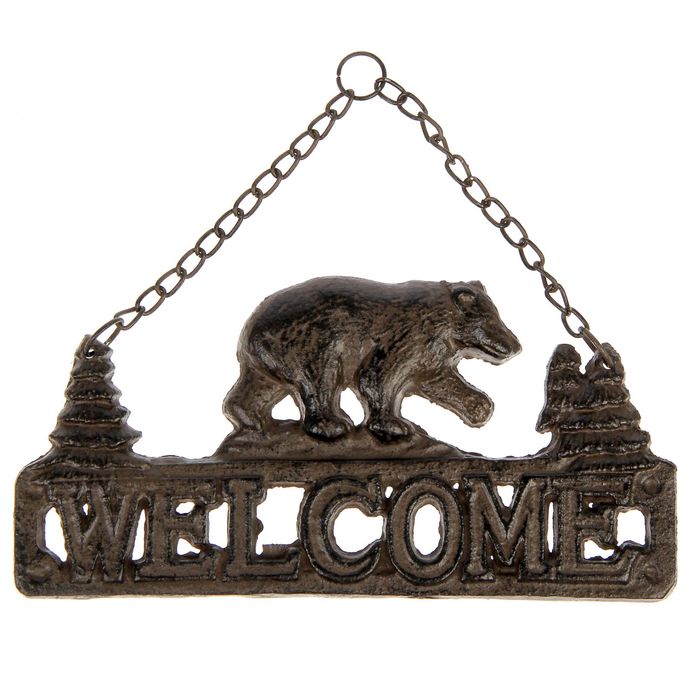 Табличка Welcome "Мишка"