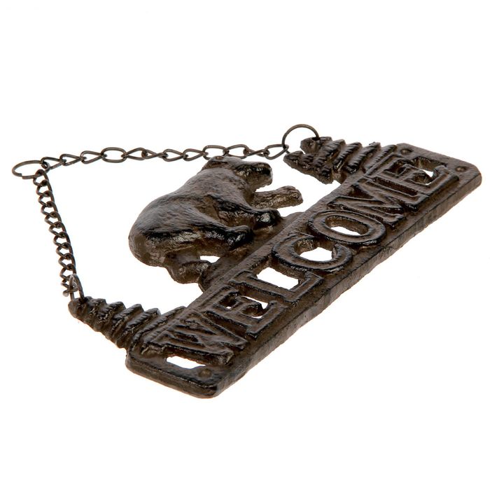 Табличка Welcome "Мишка"