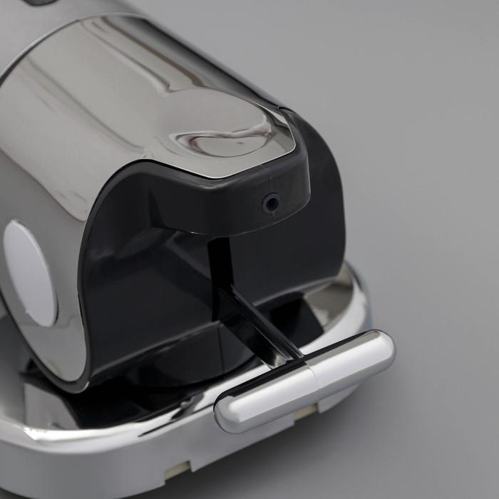 Диспенсер жидкого мыла механический 400 мл, цвет серый