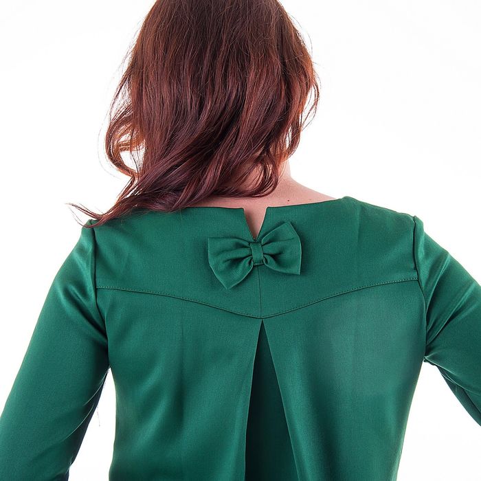 Платье женское для беременных, размер 46, рост 168, цвет зеленый (арт. 0332)