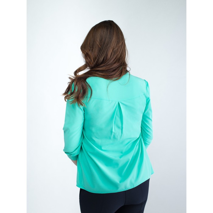 Блузка женская для беременных, размер 44, рост 168, цвет ментоловый (арт. 0286)