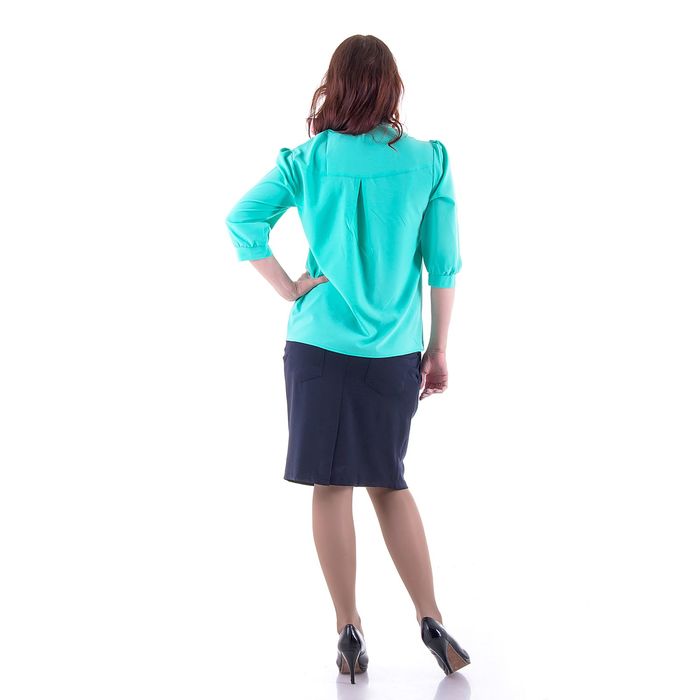 Блузка женская для беременных, размер 46, рост 168, цвет ментоловый (арт. 0286)