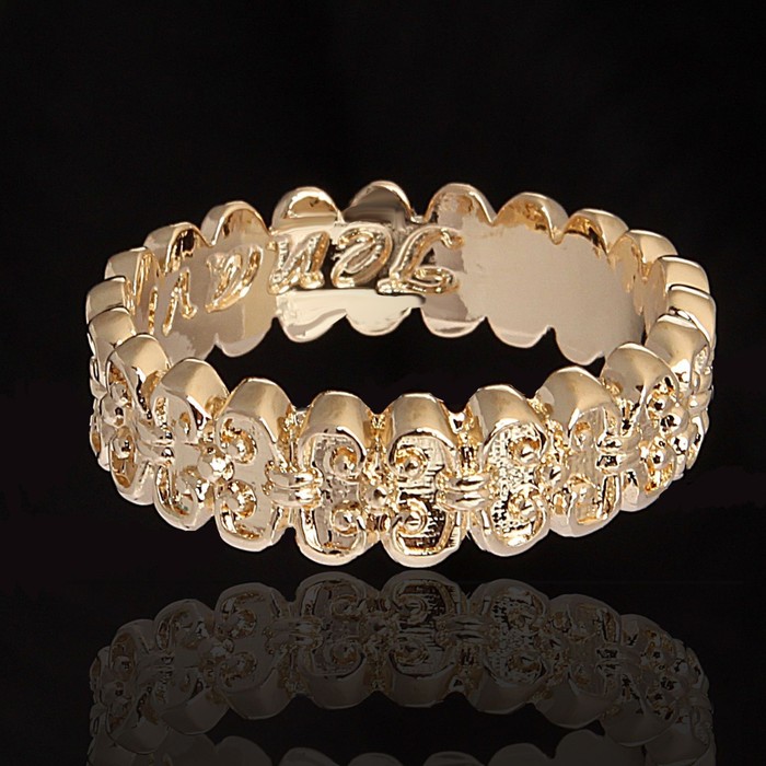 Кольцо "Тайт", размер 18, цвет золото