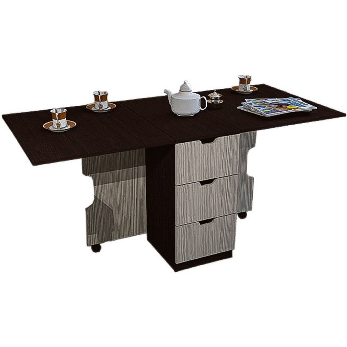 Стол-тумба СТ-01 360/1710х805х750 Венге магия/Дуб девонширский