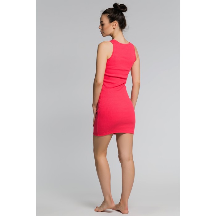 Платье женское, размер 52, цвет коралловый (М-256-15)