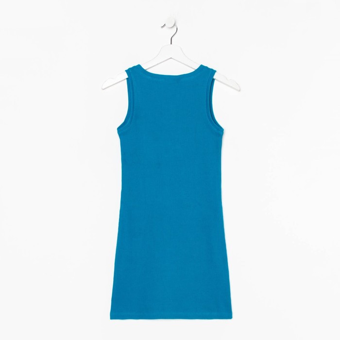 Платье женское, размер 46, цвет бирюзовый (М-256-15)